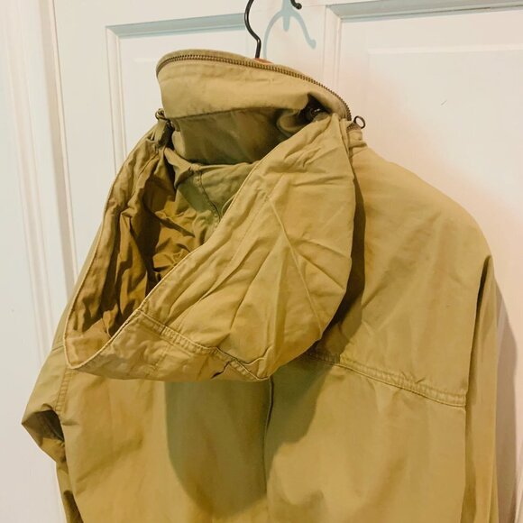 VTG LL Bean Safari Hunting Photography Military Button Shirt Jacket Large RARE - Picture 15 of 16